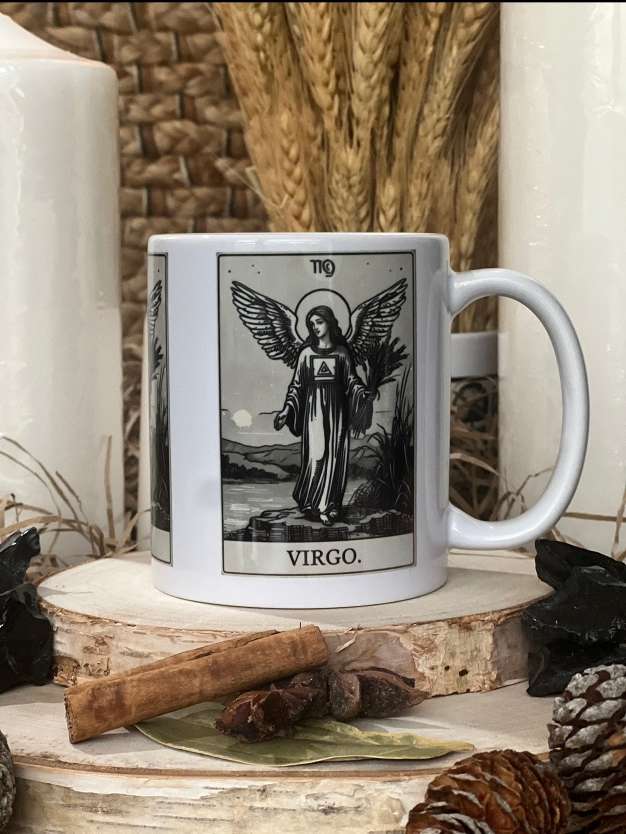 Earth Star Sign Tarot Card Mugs